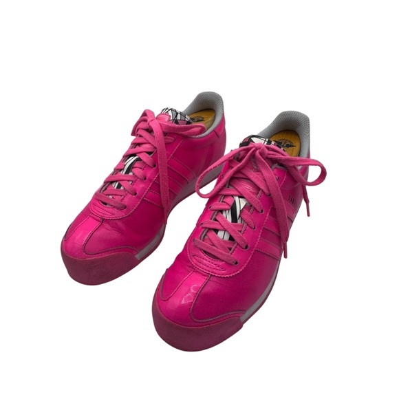 Adidas Samoa Women's Bright Pink Sneakers - Picture 1 of 11